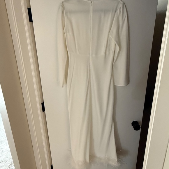Rixo Mya Feathered Maxi Dress size 6 - Picture 2 of 7